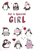 35699 - $3.99 Retail Each - Christmas Juvenile Girl Greeting Card - PKD 6