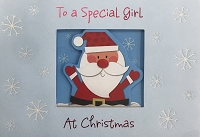 36239 - $3.99 Retail Each - Christmas Juvenile Girl Greeting Card - PKD 3