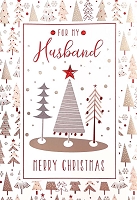 36913 - $5.99 Retail Each - Christmas Husband Greeting Card - PKD 3